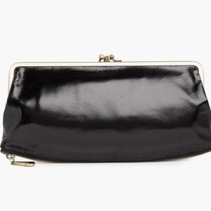 NWT HOBO “Mavis” Black Leather Clutch… still in the wrapping